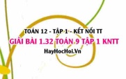 Giải 1.32 Toán 12 tập 1 SGK Kết nối tri thức